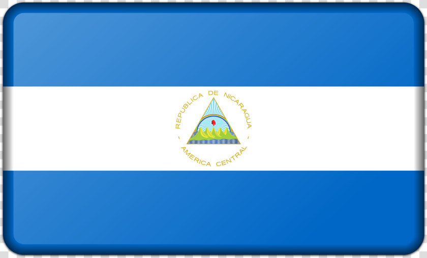 Flag Of Nicaragua Clip Arts   Easiest Flag In The World  HD Png DownloadTransparent PNG