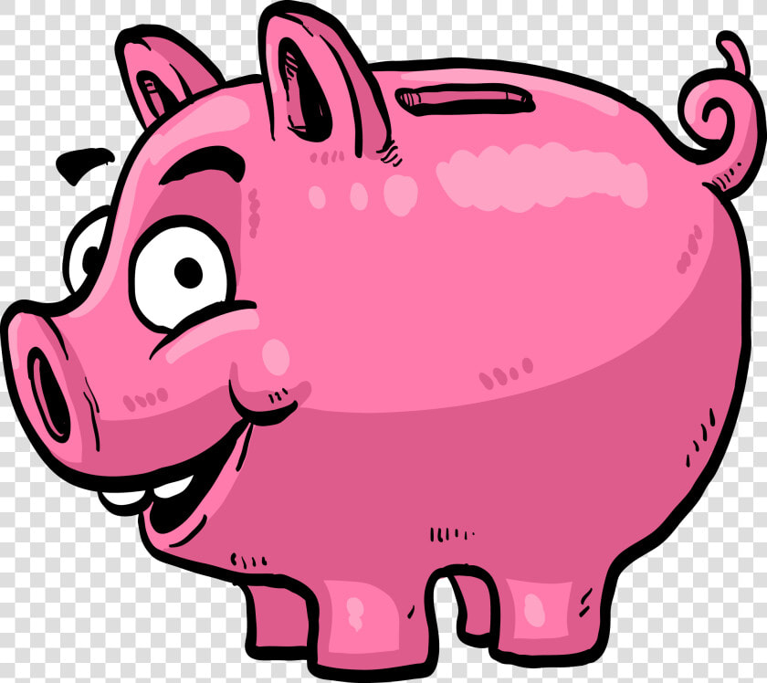 Money Saving Piggy Bank Clip Art   Saving Money Clip Art  HD Png DownloadTransparent PNG