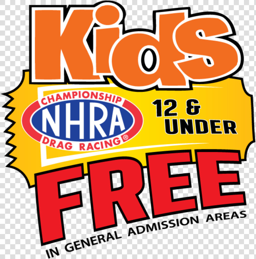 Kids 12 And Under Free In Ga   Nhra  HD Png DownloadTransparent PNG