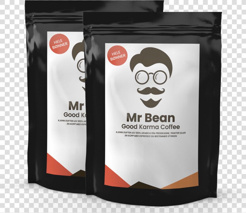 Mr Bean Kaffe 2 X 250g Kaffebønner   Paper Bag  HD Png DownloadTransparent PNG