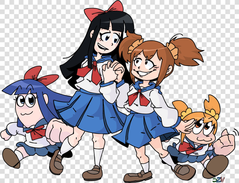 Pipimi And Popuko   Cartoon  HD Png DownloadTransparent PNG