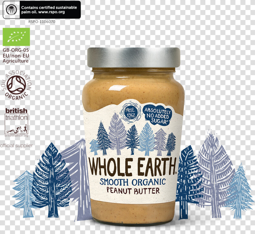 Whole Earth Smooth Organic Peanut Butter   Png Download  Transparent PngTransparent PNG