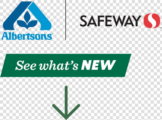 Albertsons And Safeway Logos   Sign  HD Png DownloadTransparent PNG