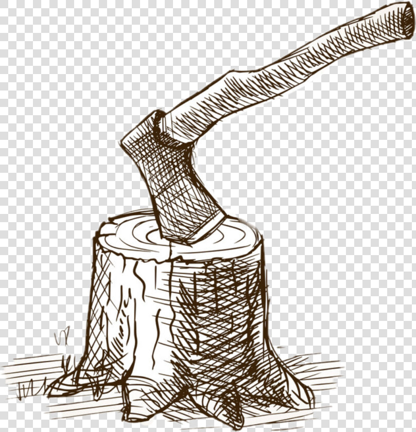  axe  stump  lumberjack  logging  axes   Axe Woodcut  HD Png DownloadTransparent PNG