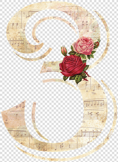 Figure  Number  The Number Of  Transparent Background   Floral Numbers Transparent Background  HD Png DownloadTransparent PNG