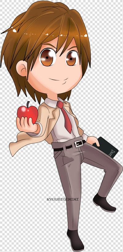 Death Note  Light Yagami Chibi By Kanokawa On Deviantart   Light Yagami Chibi  HD Png DownloadTransparent PNG