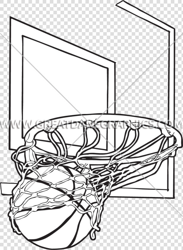 Drawing At Getdrawings Com   Basketball Hoop Swish Drawing  HD Png DownloadTransparent PNG