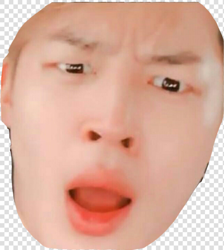 Go For Them Buddy Bts Kpop Jimin Barefaced Funny Meme   Bts Meme Face Png  Transparent PngTransparent PNG