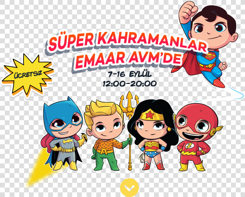 Süper Kahramanlar Emaar Avm De 7 16 Eylül   Cartoon  HD Png DownloadTransparent PNG