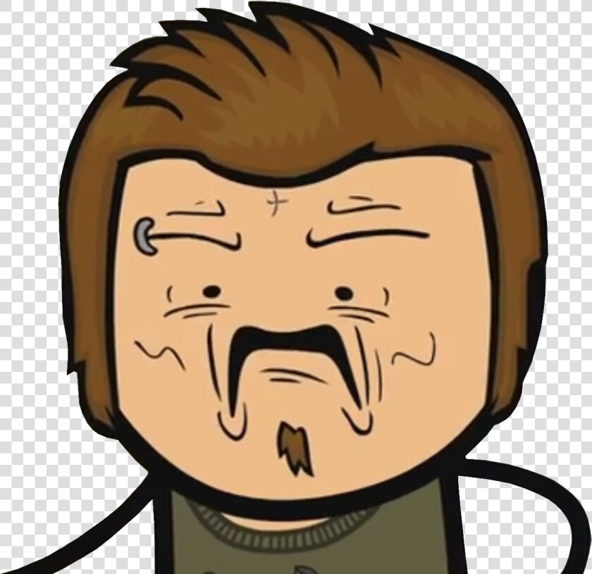 Transparent Disgusted Face Png   Cyanide And Happiness No Hands  Png DownloadTransparent PNG