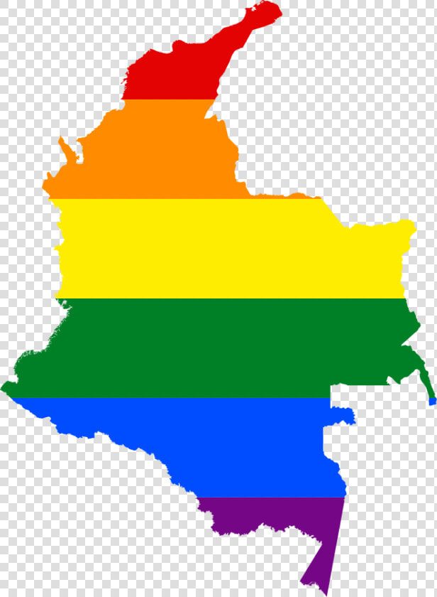 Transparent Lgbt Clipart   Colombia Flag Map  HD Png DownloadTransparent PNG