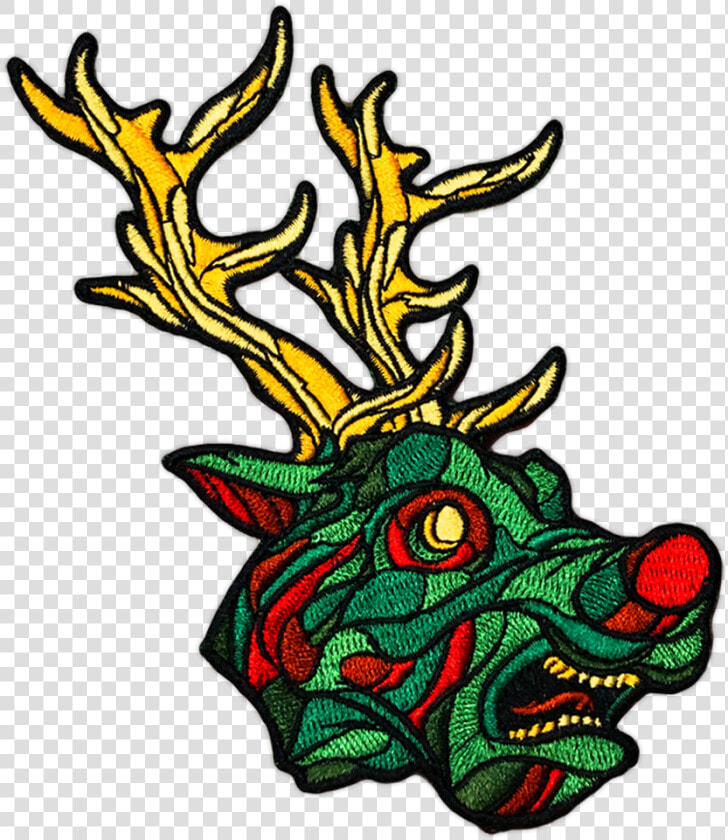 Wild Reindeer Patch By Seventh   Cartoon  HD Png DownloadTransparent PNG