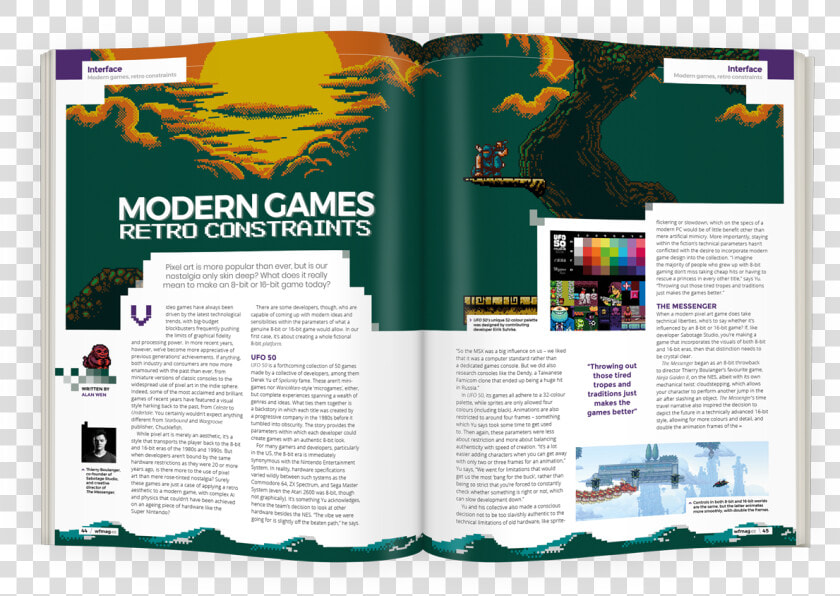 Modern Games Made With Old school Constraints   Brochure  HD Png DownloadTransparent PNG