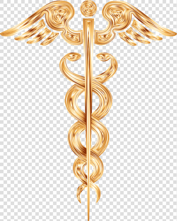 Brass symbol staff Of Hermes   Pharmacist Symbol In India  HD Png DownloadTransparent PNG