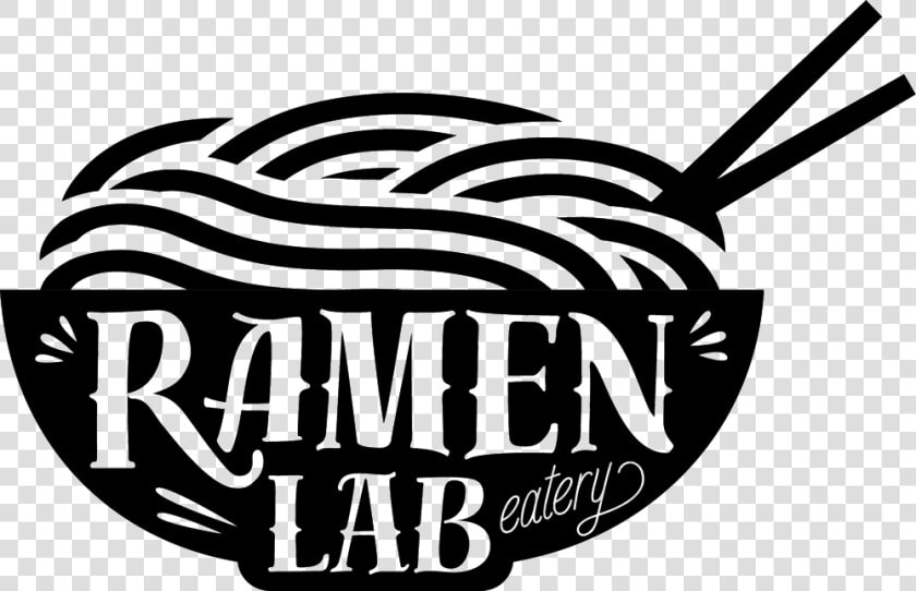 Transparent Spaghetti Clipart Black And White   Ramen Lab Eatery Logo  HD Png DownloadTransparent PNG