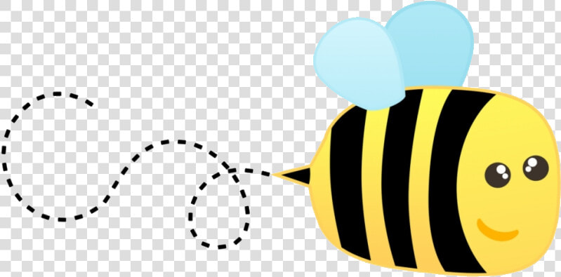 Bee Clipart Transparent Background Cute Png   Flying Transparent Background Bee Clipart  Png DownloadTransparent PNG