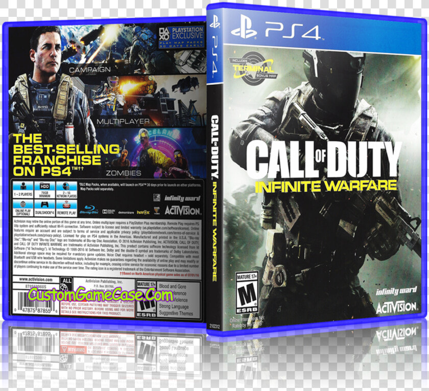 Call Of Duty Infinite Warfare   Infinite Warfare Ps4 Case  HD Png DownloadTransparent PNG