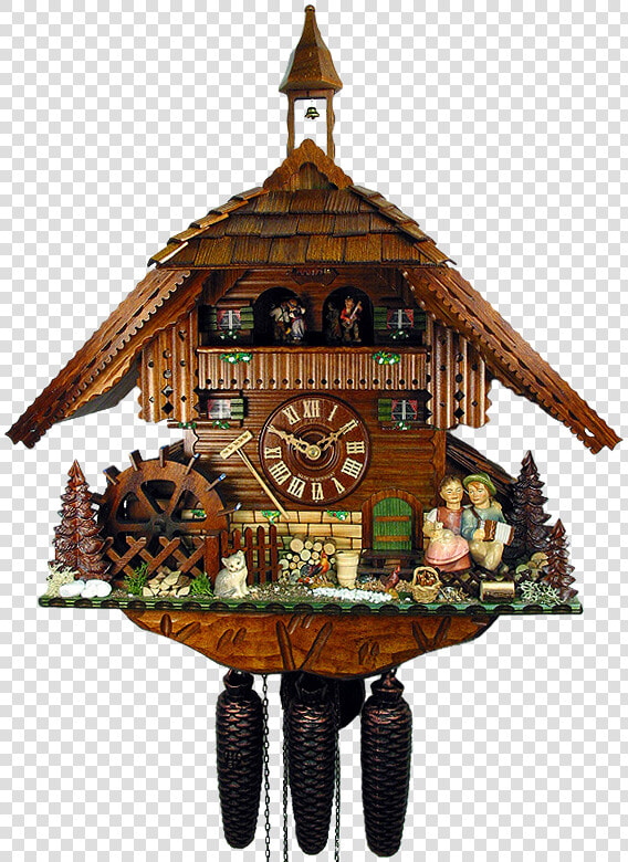 8 Day Chalet With Kissing Couple   Cuckoo Clock Amazon Uk  HD Png DownloadTransparent PNG