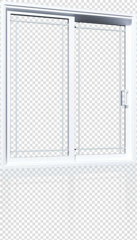 Modern  White Front Door With Half Glass Inserts And   Window  HD Png DownloadTransparent PNG