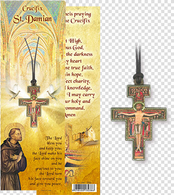 Card With St   San Damiano Cross  HD Png DownloadTransparent PNG