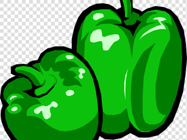 Pepper Clipart Green Pepper   Green Bell Pepper Clip Art  HD Png DownloadTransparent PNG