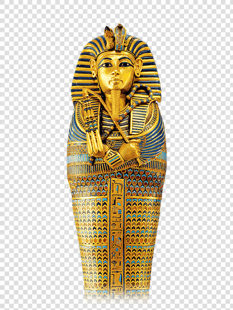 One Of Egypt S Famed King Tutankhamun S Golden Sarcophagi   King Tut Tomb Full Body  HD Png DownloadTransparent PNG