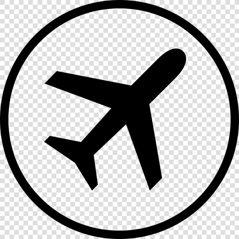 Transparent Airplane Symbol Png   Airplane Icon Circle Png  Png DownloadTransparent PNG