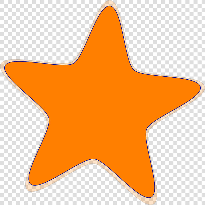 Star Favorite Orange Free Picture   Rounded Corner Star Png  Transparent PngTransparent PNG