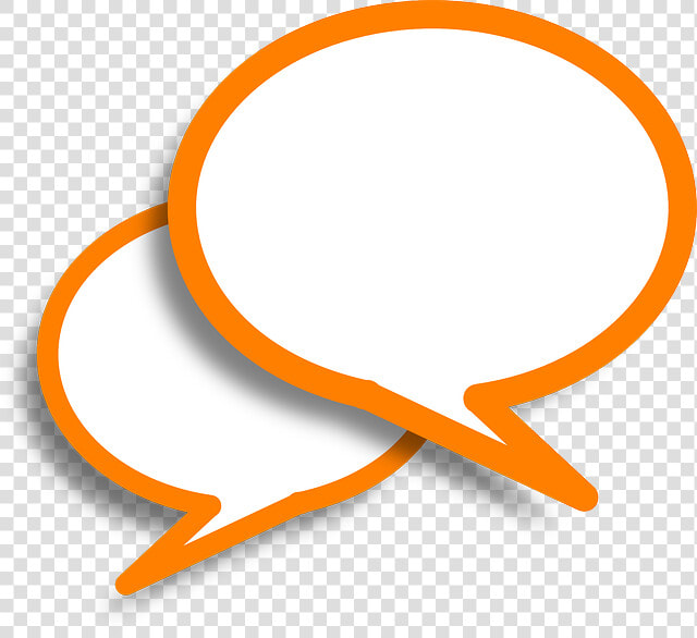 Speech Bubbles  Comments  Orange  Bubble  Speech  Talk   รูป ความ คิดเห็น  HD Png DownloadTransparent PNG