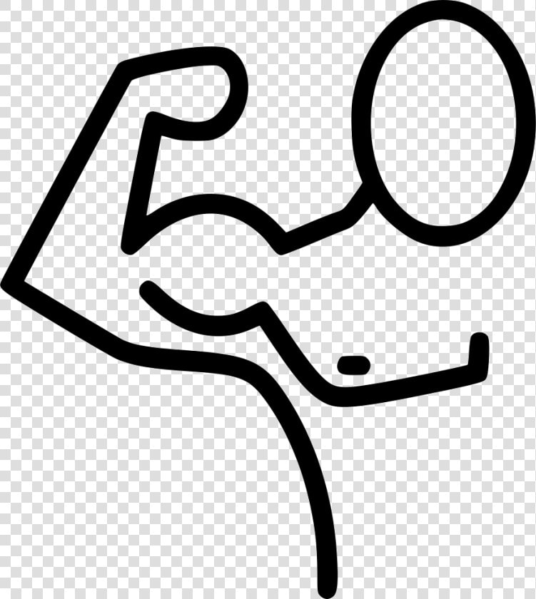 Muscle Man Figure Workout   Drawing Buff Stick Figure  HD Png DownloadTransparent PNG