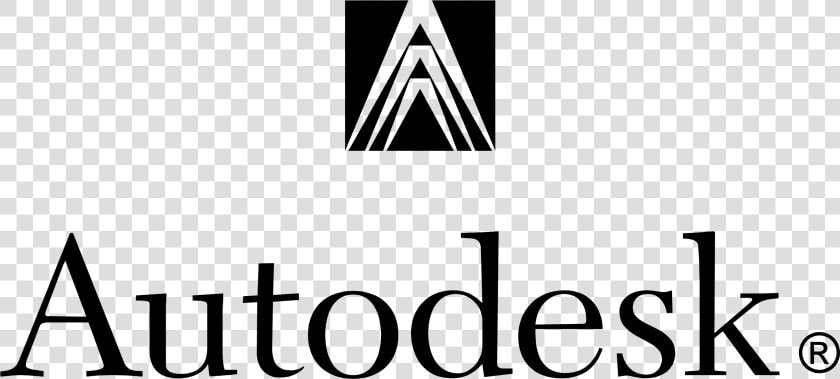 Autodesk Logo Black And White   Triangle  HD Png DownloadTransparent PNG