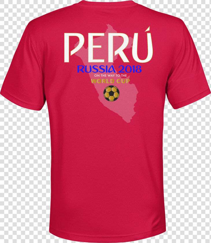 Peru Russia 2018 World Cup Dri Fit Shirt Thumbnail  HD Png DownloadTransparent PNG