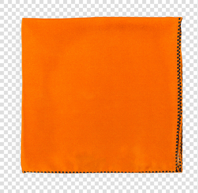 Orange Dotted Trim Pocket Square Squareguard   Leather  HD Png DownloadTransparent PNG