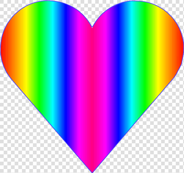 Heart Clipart Rainbow   Love Rainbow Heart Clipart  HD Png DownloadTransparent PNG