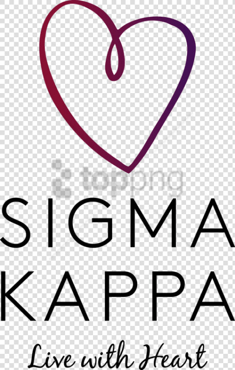 Free Png Sigma Kappa Live With Heart Png Image With  Transparent PngTransparent PNG