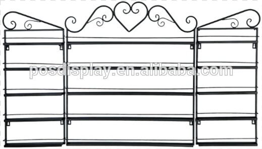 Wall Mounted Metal Display Nail Polish Rack   Gate  HD Png DownloadTransparent PNG