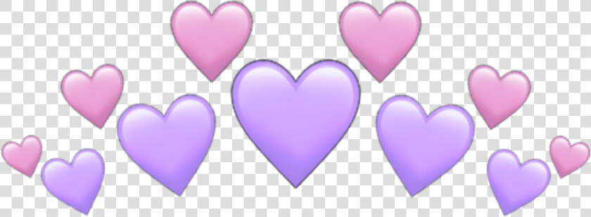  purple  purpleheart  purplehearts  hearts  heart  crown   Heart  HD Png DownloadTransparent PNG