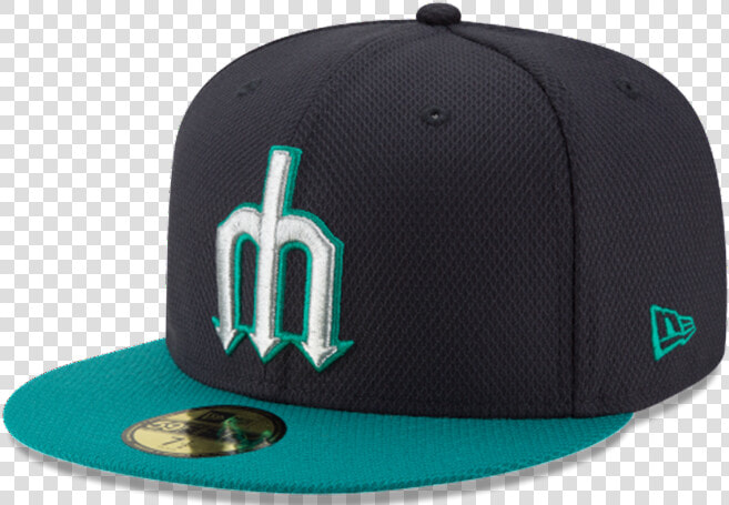 New Era Mens Seattle Mariners 5950 Diamond Era Fitted   Baseball Cap  HD Png DownloadTransparent PNG