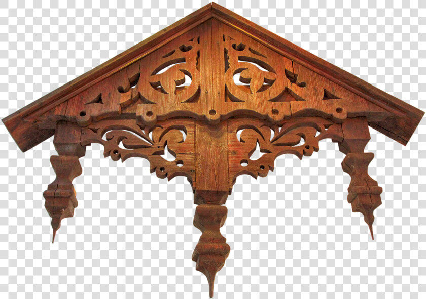 Canopy  Old  Wood  Front Door Canopy  Ornaments   Shelf  HD Png DownloadTransparent PNG