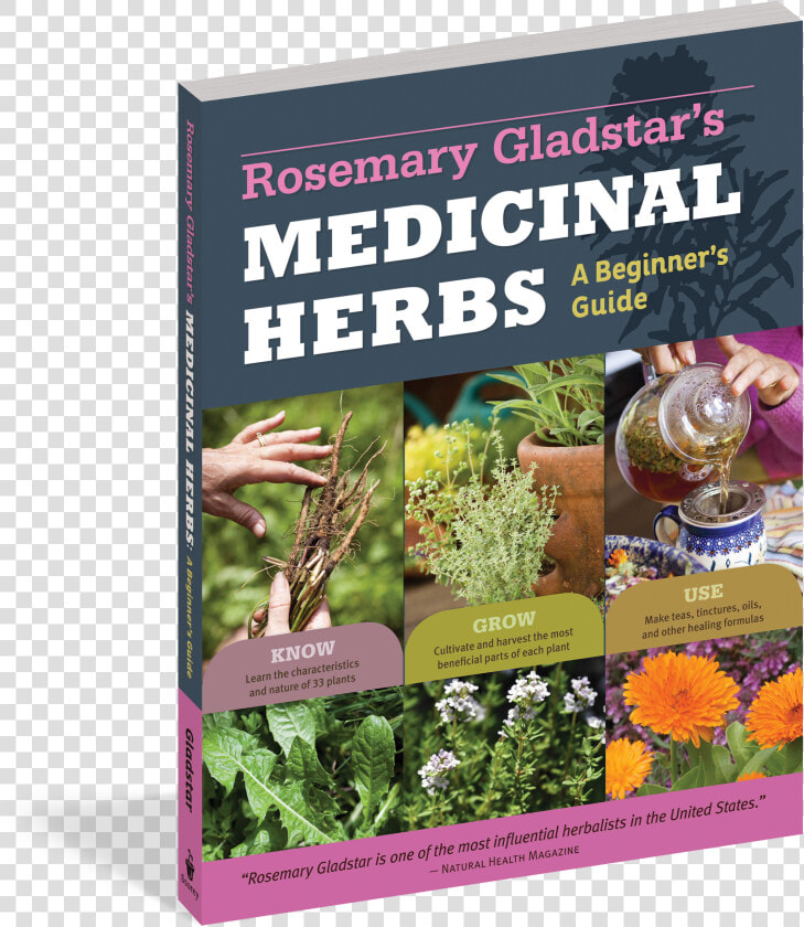 Cover   Rosemary Gladstar  39 s Medicinal Herbs A Beginner  39 s Guide  HD Png DownloadTransparent PNG