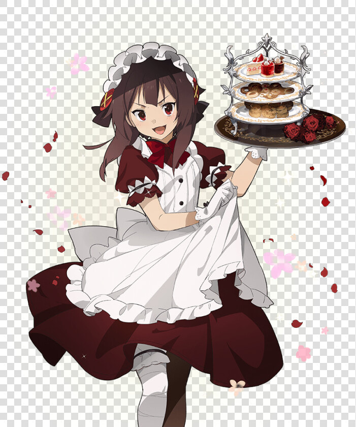 Maid   Png Download   Megumin Maid  Transparent PngTransparent PNG