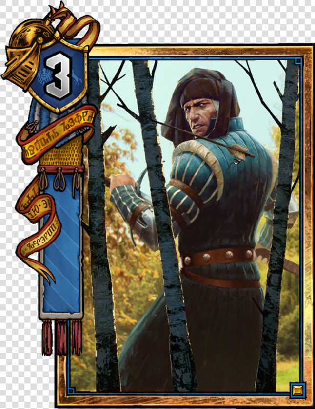 The Witcher Card Game Database   Vernon Roche Gwent  HD Png DownloadTransparent PNG