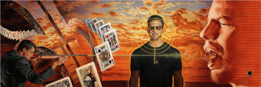 Bullet Catch Poster Red   David Blaine Bullet Catch Poster  HD Png DownloadTransparent PNG