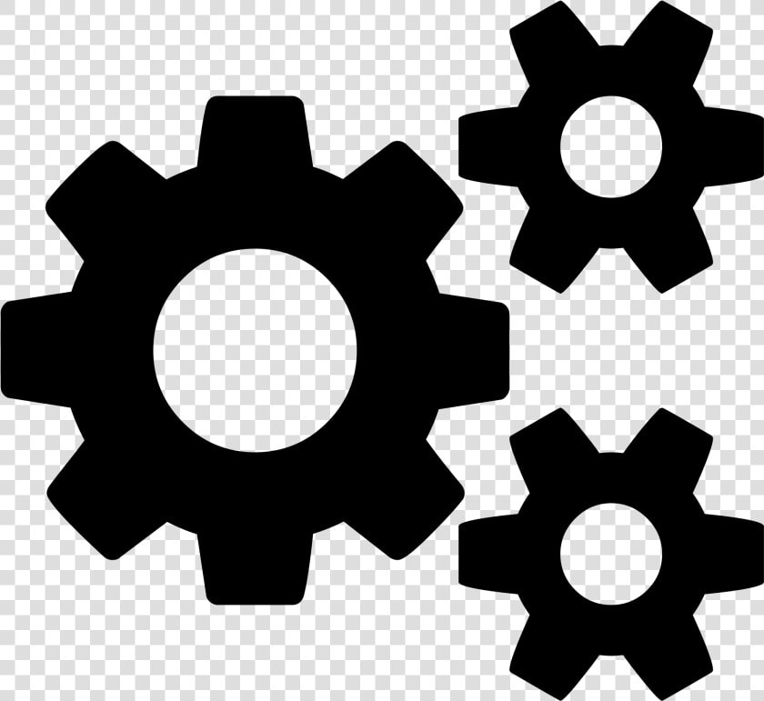 Gears Png Icon   Cogs Icon Font Awesome  Transparent PngTransparent PNG