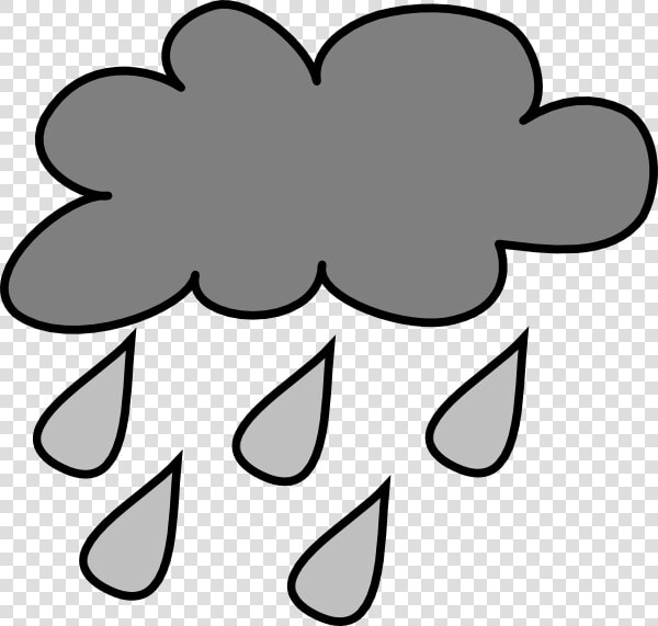 Transparent Clouds Clip Art   Rainy Clouds Cartoon  HD Png DownloadTransparent PNG