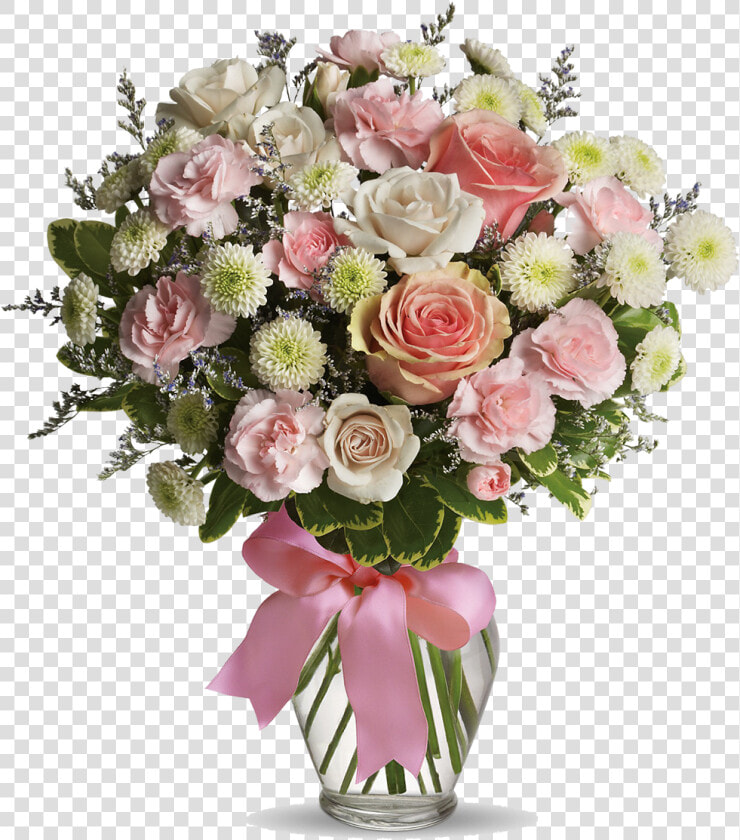 A Mix Of Pink And White Flowers Including Roses  Miniature  HD Png DownloadTransparent PNG