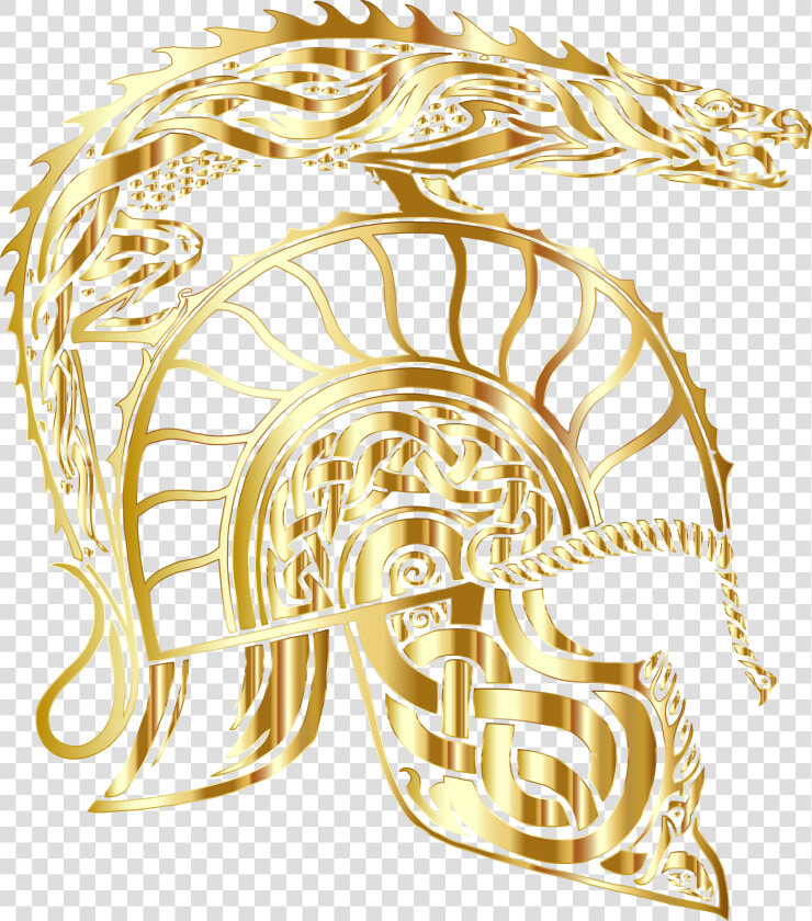 Children Of Hurin Dragon Helm Gold No Background Clip   Children Of Hurin Transparent  HD Png DownloadTransparent PNG