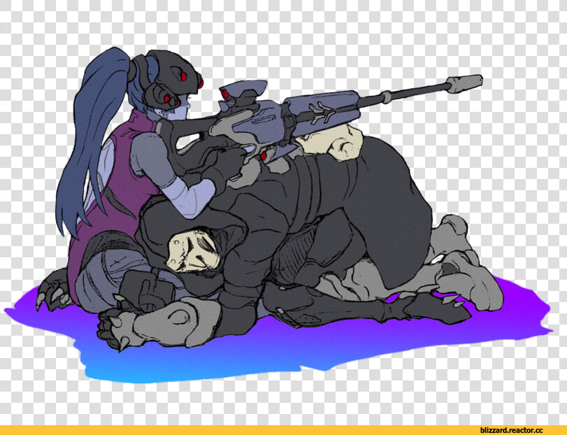 Energy Conservation Poster   Overwatch Widowmaker And Reaper  HD Png DownloadTransparent PNG