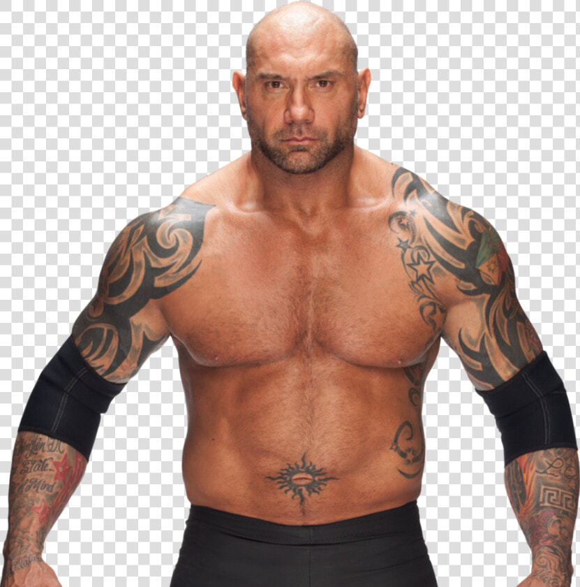 Dave Bautista Front View   Batista Wwe  HD Png DownloadTransparent PNG