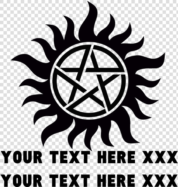 Supernatural Anti Possession Tattoo  HD Png DownloadTransparent PNG